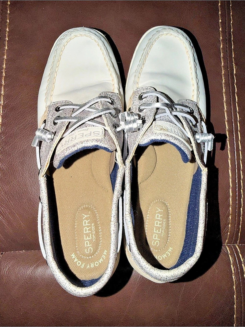 Sperry Rosefish Gray & Sparkle  US 8
